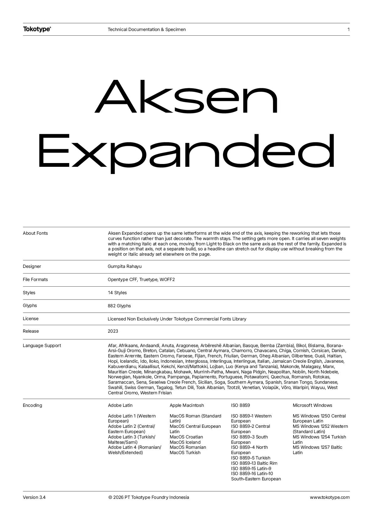 PDF Specimen